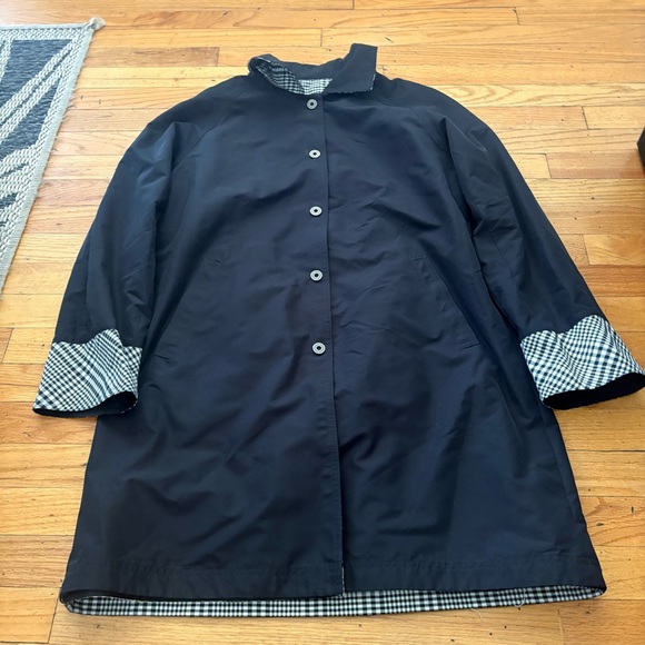 Bernardo Plaid Reversible Jacket Size Medium P - Picture 8 of 8
